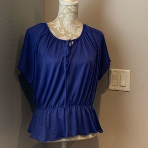 Blue Ladies Top, XL